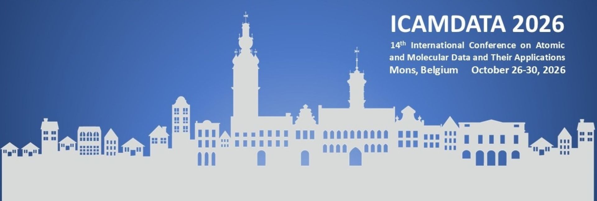 14th International Conference on Atomic and Molecular Data and Their Applications>